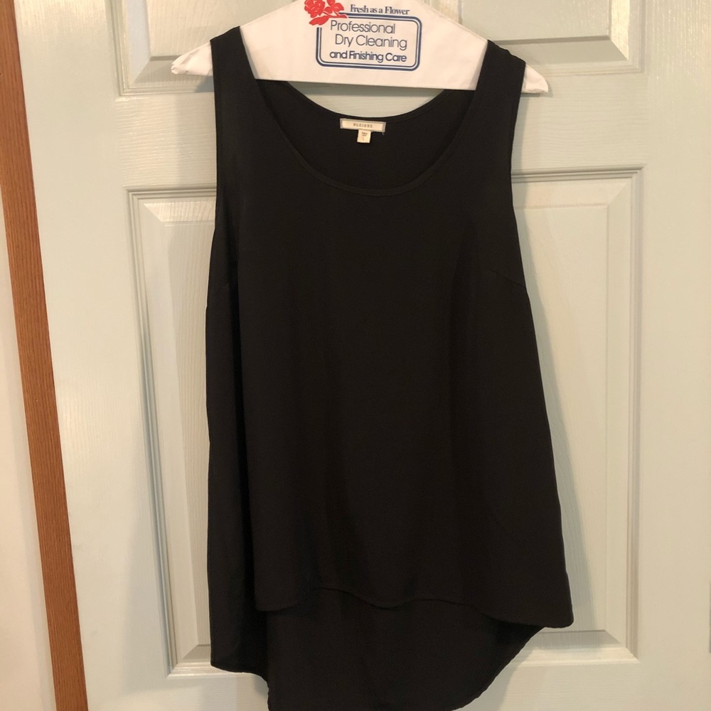 Black tank top